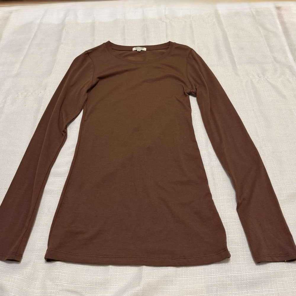 Heart Hips Chocolate Long Sleeve Women's Top